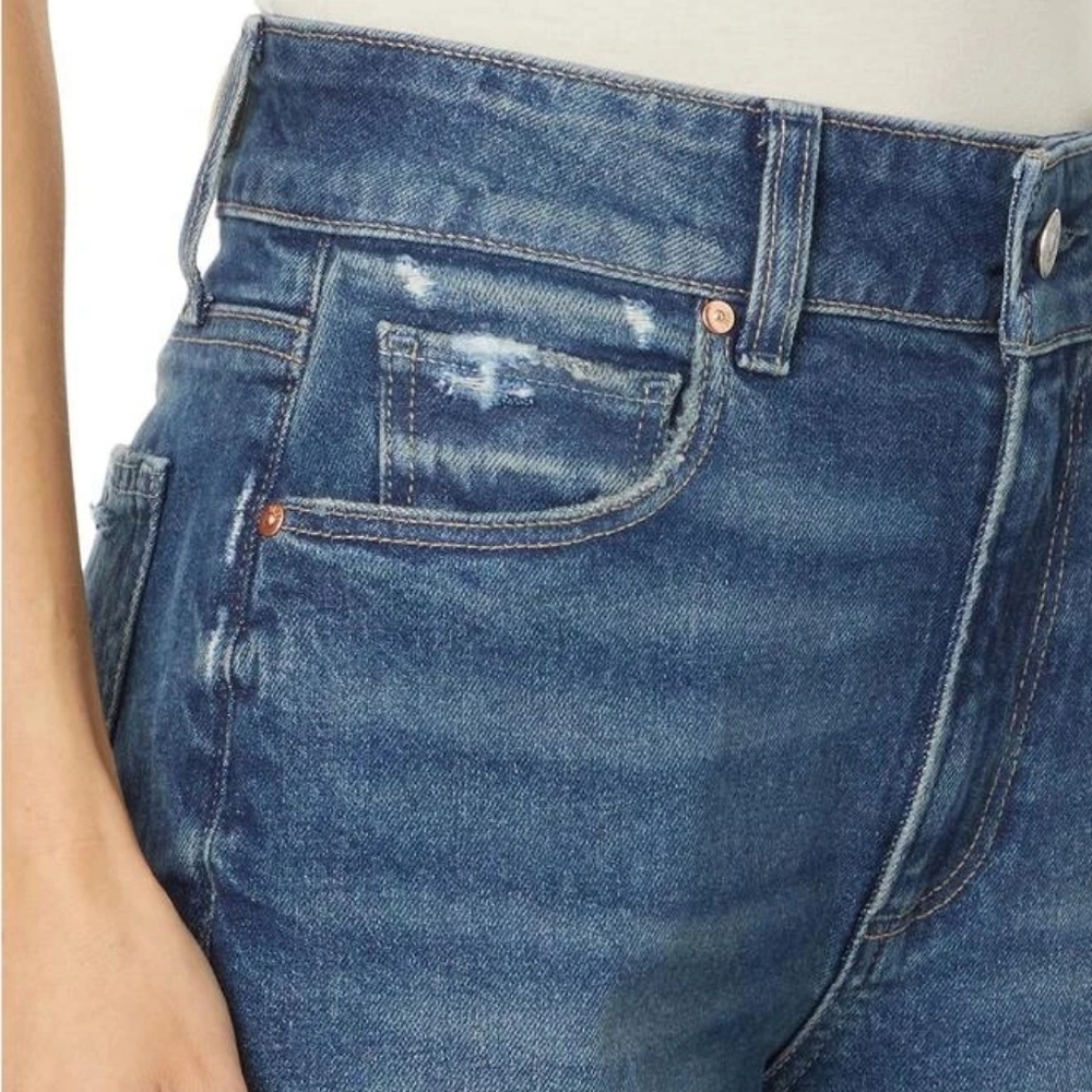 PAIGE DENIM Sasha Wide Leg Jeans in Lovejoy Distressed Size 29 - Picture 5 of 8
